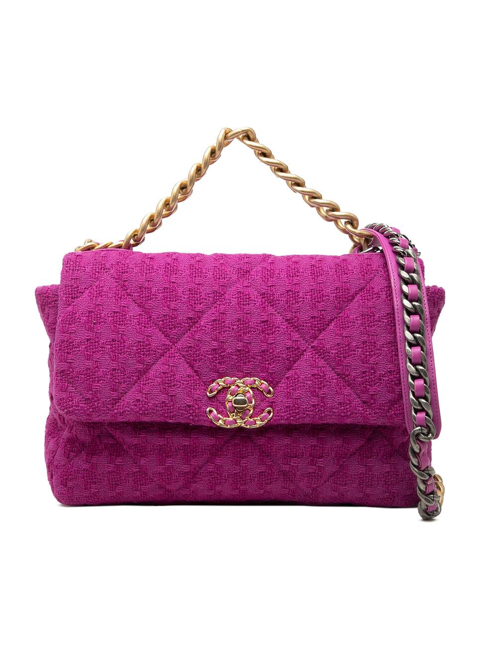 Chanel 19 Flap Bag Quilted Denim Large #327400C47B